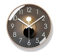 WBDWWTD Orologio da Parete Soggiorno Guarda l'orologio Silenzioso Americano Orologio da Parete silenziosa Orologio in Quarzo