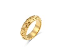 WBDWWTD Set di Braccialetti e Anelli Celestial in Acciaio Inossidabile Placcato Oro 18 carati Stella Luna Sole Regalo di Gioielli Vintage retrò per Le Donne