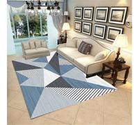 WBDYMX Decorazio Camera tappeti ingresso interno 180x240CM tappeto bambini morbido blu rettangolare moderno grigio inter lavabile