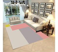 WBDYMX Tappeto Camera Da Letto Scendiletto Tappeti Bimbi Cameretta 50x80CM salotto grande blu lavabile grigio rosa Salvapavimento bambino
