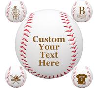 WBgjsnklbnl Baseball personalizzato con nome inciso regali sportivi personalizzati per squadra, papà, nonno, festa del papà, testimone dello sposo, compleanno, matrimonio, 23 cm Style3
