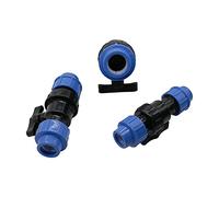 WBHFOIKNMS Garden Plumbing DN20 DN25 DN32 Pipe PE Valve Connector Inner Diameter 20mm / 25mm / 32mm Pipe Water Control Switch Garden Irrigation (Color : DN32) WBHFOIKNMS