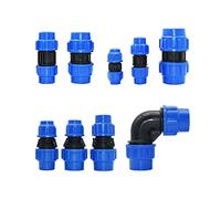 WBHFOIKNMS Hose Fittings Hose Adapters PE Pipe Quick Joint Elbow Variable Diameter Quick Joint Repair Joint Accessories 20mm 25mm 32mm 40mm 50mm (Color : 32mm) WBHFOIKNMS