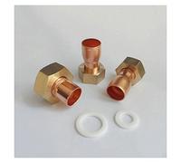 WBHFOIKNMS Pipe Fittings 1/2" 3/4" 1" 2" BSP Female Thread X 12.7 15 16 22 28 35 42mm End Supply Cup Connector Copper Air Conditioner Fittings (Color : NO7) WBHFOIKNMS