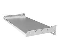 WBLING Scaffale per forno a microonde, da parete, in acciaio inox, salvaspazio, organizer da cucina con supporti per pentole e padelle per forni elettrici, scaffalatura multifunzionale in metallo