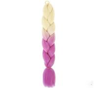 WBLSPA 24 "Trecce Sintetiche Capelli Ombre Intrecciare i Capelli Jumbo Treccia Estensione dei Capelli per Le Donne Cento Colori Capelli Fai da te-B57-24 Pollici-Cina