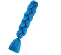WBLSPA 24" Trecce Sintetiche Capelli Ombre Intrecciare i Capelli Jumbo Treccia Estensione dei Capelli per Le Donne Cento Colori Capelli Fai da te-A30-24 Pollici-Cina