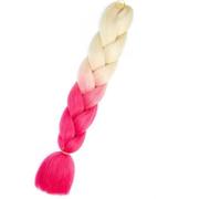 WBLSPA 24 "Trecce Sintetiche Capelli Ombre Intrecciare i Capelli Jumbo Treccia Estensione dei Capelli per Le Donne Cento Colori Capelli Fai da te-B48-24 Pollici-Cina
