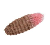 WBLSPA Capelli all'Uncinetto Afro Culs Riccioli Afro Sintetici Profondi Treccia all'Uncinetto Treccia Ombre Estensioni dei Capelli per Le donne-30-Deeppink-30 pollici-75 cm-1pcs/lotto