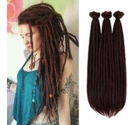 WBLSPA Estensioni per Capelli Sintetici Lunghi e Lisci Colorati con Fermagli Fermagli per Capelli Neri Colorati Resistenti al Calore Posticci per Donne-Rosso Fragola 50 cm