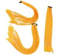 WBLSPA Treccia Sintetica 24" Coda di Cavallo Parrucchino con Anello Elastico Capelli Intrecciati Chignon Coda di Cavallo Capelli-A20-24 Pollici