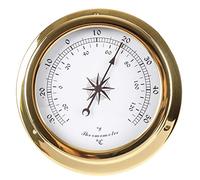 WBMKH Orologio in Ottone Stazione meteorologica Barometro Temperatura Igrometro Orologio e Orologio TID 145mm