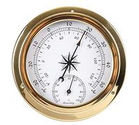 WBMKH Orologio in Ottone Stazione meteorologica Barometro Temperatura Igrometro Orologio e Orologio TID 145mm