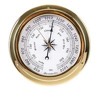 WBMKH Orologio in Ottone Stazione meteorologica Barometro Temperatura Igrometro Orologio e Orologio TID 145mm