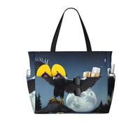 WBQLSL Aquila sotto le stelle Pattern spiaggia borsa da viaggio per palestra/piscina/supermercato shopping/breve viaggio