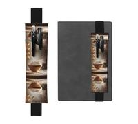 WBQLSL Astuccio per penne con fascia elastica con motivo farina, adatto per regali di compleanno per ragazze, festa dell'insegnante, stagione di laurea, confezione regalo di cancelleria intima