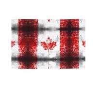 WBQLSL Bandiera canadese retrò stampata per feste 119,4 x 180,3 cm per compleanno/Natale/laurea/anniversario