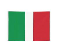 WBQLSL Bandiera dell'Italia Stampato Festone 119,4 x 180,3 cm per compleanno/Natale/Laurea/Anniversario