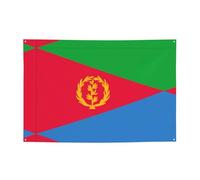 WBQLSL Bandiera eritrea stampata banner per feste 119,4 x 180,3 cm per compleanno/Natale/laurea/anniversario