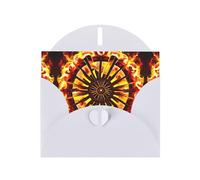 WBQLSL Biglietti di auguri bianchi con scritta "Turn the flame", perfetti per compleanni, matrimoni e biglietti di Natale