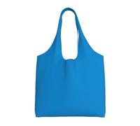 WBQLSL Borsa a tracolla blu tinta unita - comoda da trasportare, adatta per shopping, lavoro e studio, nera, taglia unica