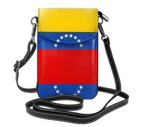 WBQLSL Borsa a tracolla con stampa bandiera del Venezuela, tracolla regolabile estesa, scomparti multipli, custodia per chiavi e cosmetici