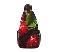 WBQLSL Borsa a tracolla da viaggio con motivo frutta post-raccolta, perfetta per pendolari quotidiani, ciclismo, escursionismo e avventure urbane, Frutta post-raccolta, One Size