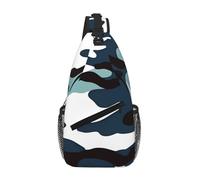 WBQLSL Borsa a tracolla da viaggio con motivo unicorno, perfetta per pendolari quotidiani, ciclismo, escursionismo e avventure urbane, Mimetico Mar, One Size
