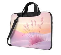 WBQLSL Borsa a tracolla e valigetta per laptop con stampa del deserto, facile da trasportare per viaggi di lavoro e lavoro, Nero , 13 inch