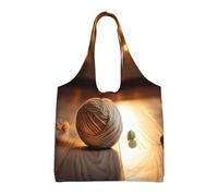 WBQLSL Borsa a tracolla in lana lavorata a maglia, comoda da trasportare, adatta per shopping, lavoro e studio