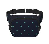 WBQLSL Borsa a tracolla stampata con sfondo blu, borsa a tracolla elegante, borsa leggera da viaggio sportiva