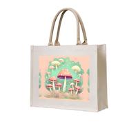 WBQLSL Borsa da spiaggia con motivo a funghi sogni, perfetta per spiaggia, picnic, viaggi e tempo libero a bordo piscina