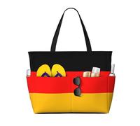 WBQLSL borsa da viaggio della spiaggia del modello della bandiera della Germania per la palestra/piscina/supermercato shopping/breve viaggio
