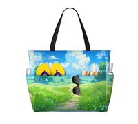 WBQLSL Borsa da viaggio della spiaggia del modello dell'altopiano per la palestra/piscina/supermercato shopping/breve viaggio