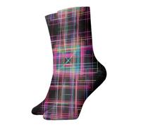 WBQLSL Calze casual a metà polpaccio con montatura al neon, calde, comode, traspiranti, delicate sulla pelle, versatili per OutingsV