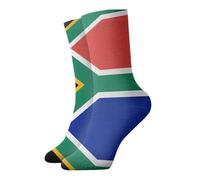 WBQLSL Calzini casual a metà polpaccio con bandiera del Sud Africa Caldi, confortevoli, traspiranti, delicati sulla pelle, versatili per OutingsV