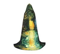 WBQLSL Capo Cosplay con cappuccio | Magica grotta stampata grande - Gioco di ruolo scena scena costume