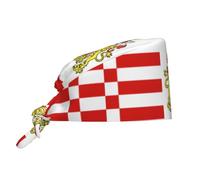 WBQLSL Cappello da lavoro traspirante con stampa bandiera del Senato di Brema, design a fascia che assorbe il sudore, adatto per uomini e donne, nero, taglia unica