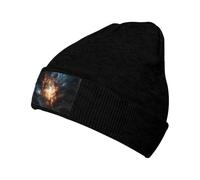 WBQLSL Cappello da sci con stampa Explosion of the Earth, perfetto per ciclismo, campeggio e corsa. Rimane comodo anche dopo un uso prolungato. Nero