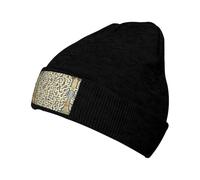 WBQLSL Cappello da sci stampato con mappa del tesoro labirinto. Perfetto per ciclismo, campeggio e corsa. Rimane comodo anche dopo un uso prolungato. Nero