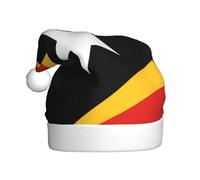 WBQLSL Cappello di Babbo Natale unisex alto 39,9 cm, cappello di Babbo Natale per feste di Capodanno, Repubblica Democratica di Timor Est adulto universale cappello di Babbo Natale