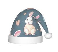 WBQLSL Cartoon carino coniglietto bambini vacanza cappelli di Natale, evento di Natale scena scena festa moda cappelli per bambini