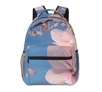 WBQLSL Cherry Blossoms - Zaino casual per computer portatile, per viaggi, escursioni, campeggio, palestra