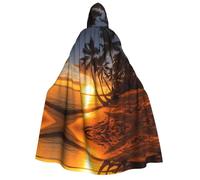 WBQLSL Coco Mantello con cappuccio per adulti adatto per giochi di ruolo e feste a tema