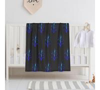 WBQLSL Coperta per neonati con motivo a fiamma, 76,2 x 101,6 cm, idea regalo per neonati