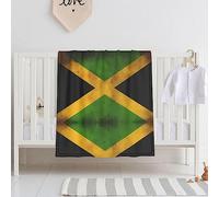 WBQLSL Coperta per neonati con motivo bandiera giamaicana antica 76,2 x 101,6 cm, regalo per neonati