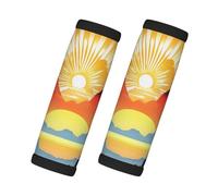 WBQLSL Copertura per maniglia stampata con alba luminosa, materiale altamente elastico e resistente all'usura, facile da installare, un buon aiuto in viaggio