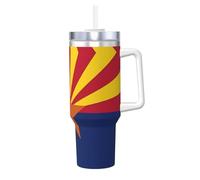WBQLSL Coppa per ghiaccio con stampa bandiera dell'Arizona (1,18 oz), super isolante con effetto di isolamento termico e freddo superiore,