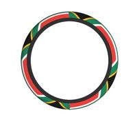 WBQLSL Coprivolante stampato con bandiera del Sud Africa, materiale altamente elastico e morbido per migliorare l'esperienza di guida