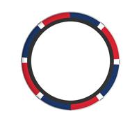 WBQLSL Coprivolante stampato Repubblica Dominicana - Materiale altamente elastico e morbido per migliorare l'esperienza di guida